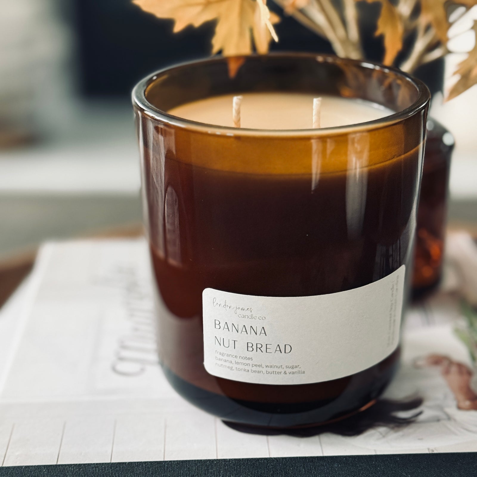 Banana Nut Bread 12 Coconut Soy Candle