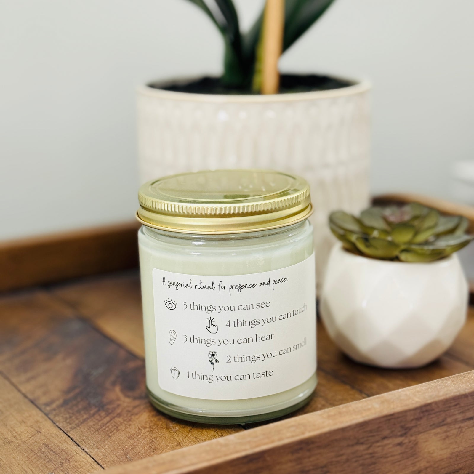 Grounding Meditation Soy Candle 8 oz.