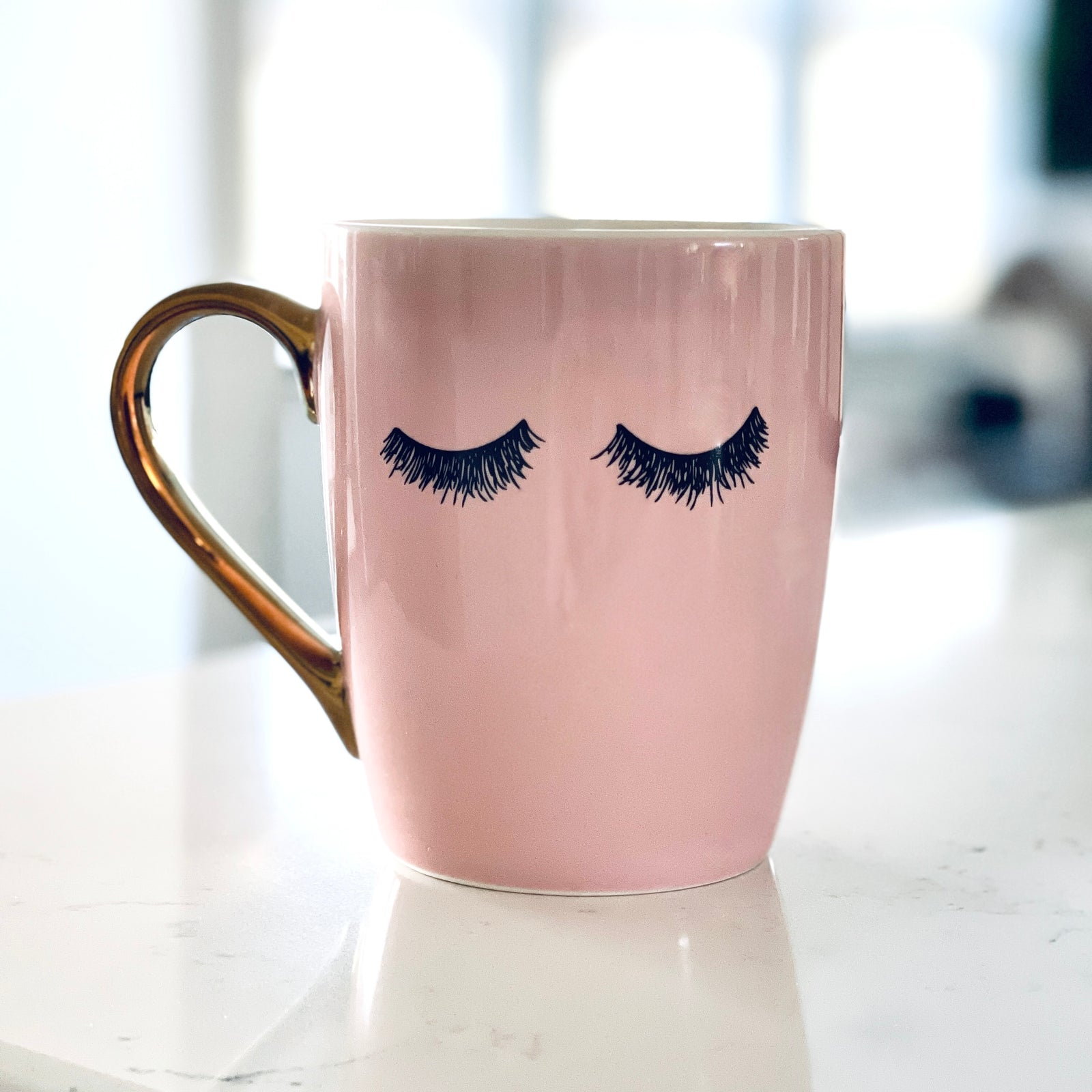Eyelashes Coffee Mug