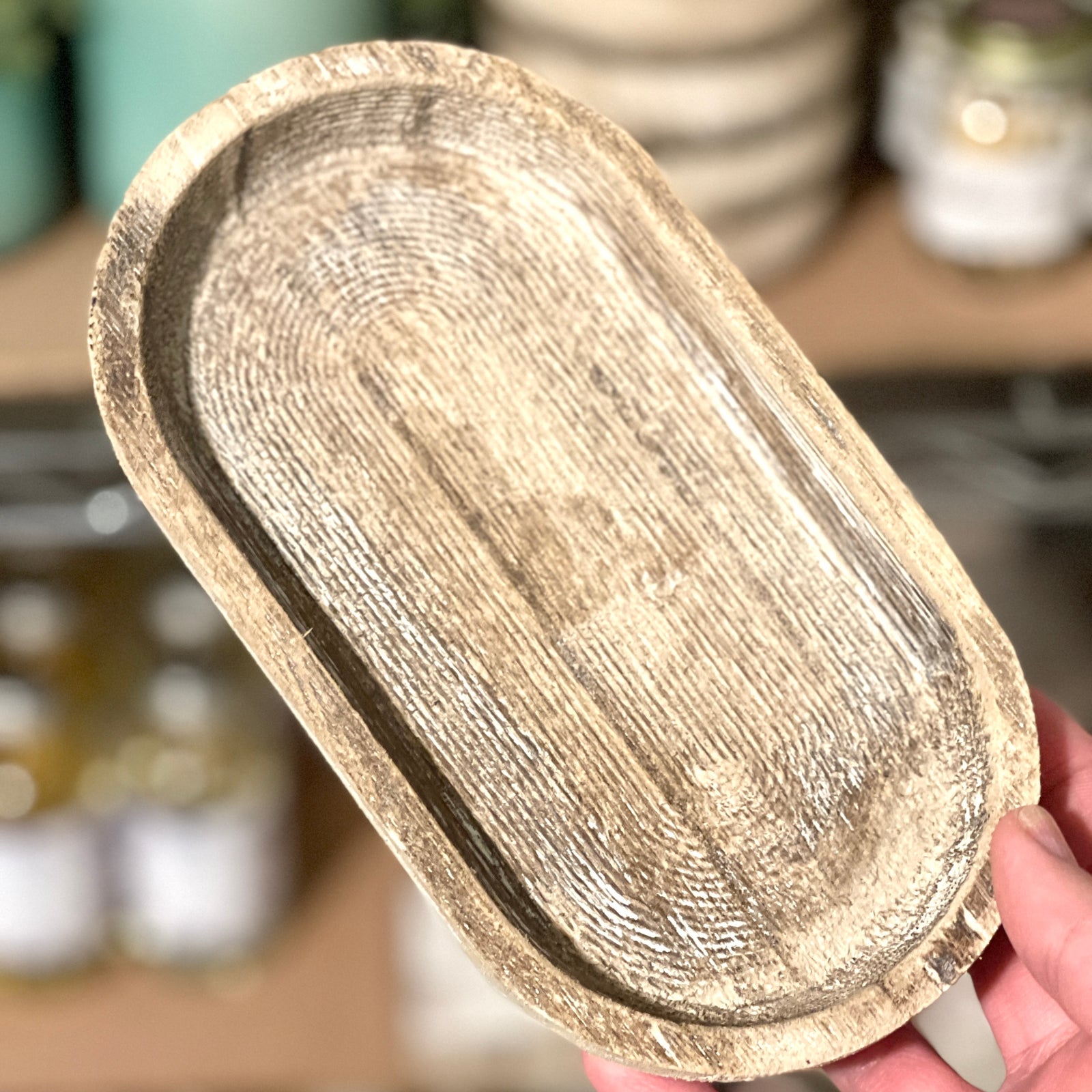 Rustic Wooden Tray - Home Decor