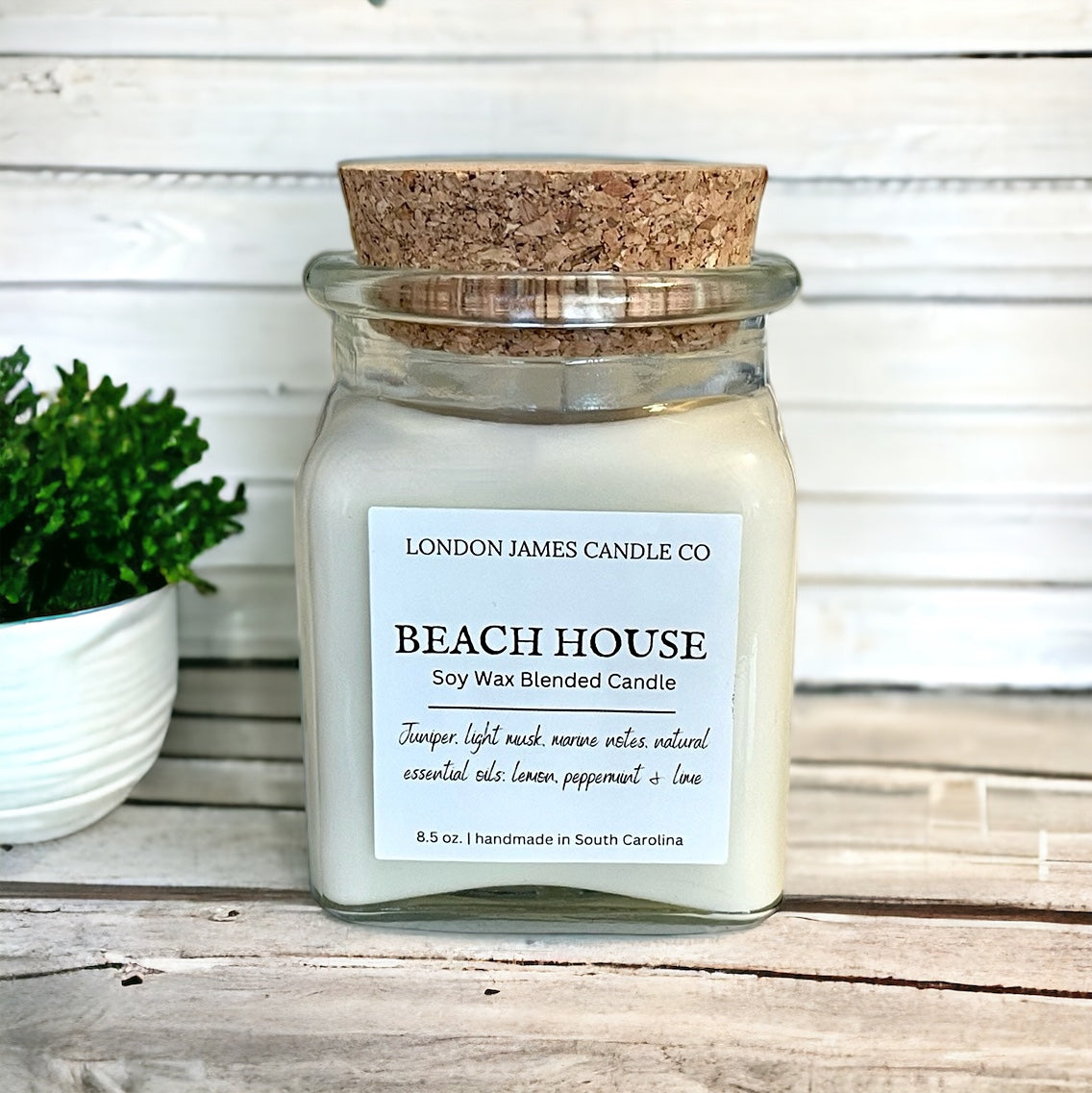 8 oz. Apothecary Soy Candle Jars