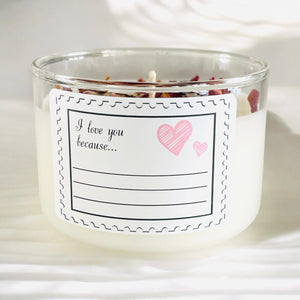 Personalized Candle Making Kit Valentine's Day Gift