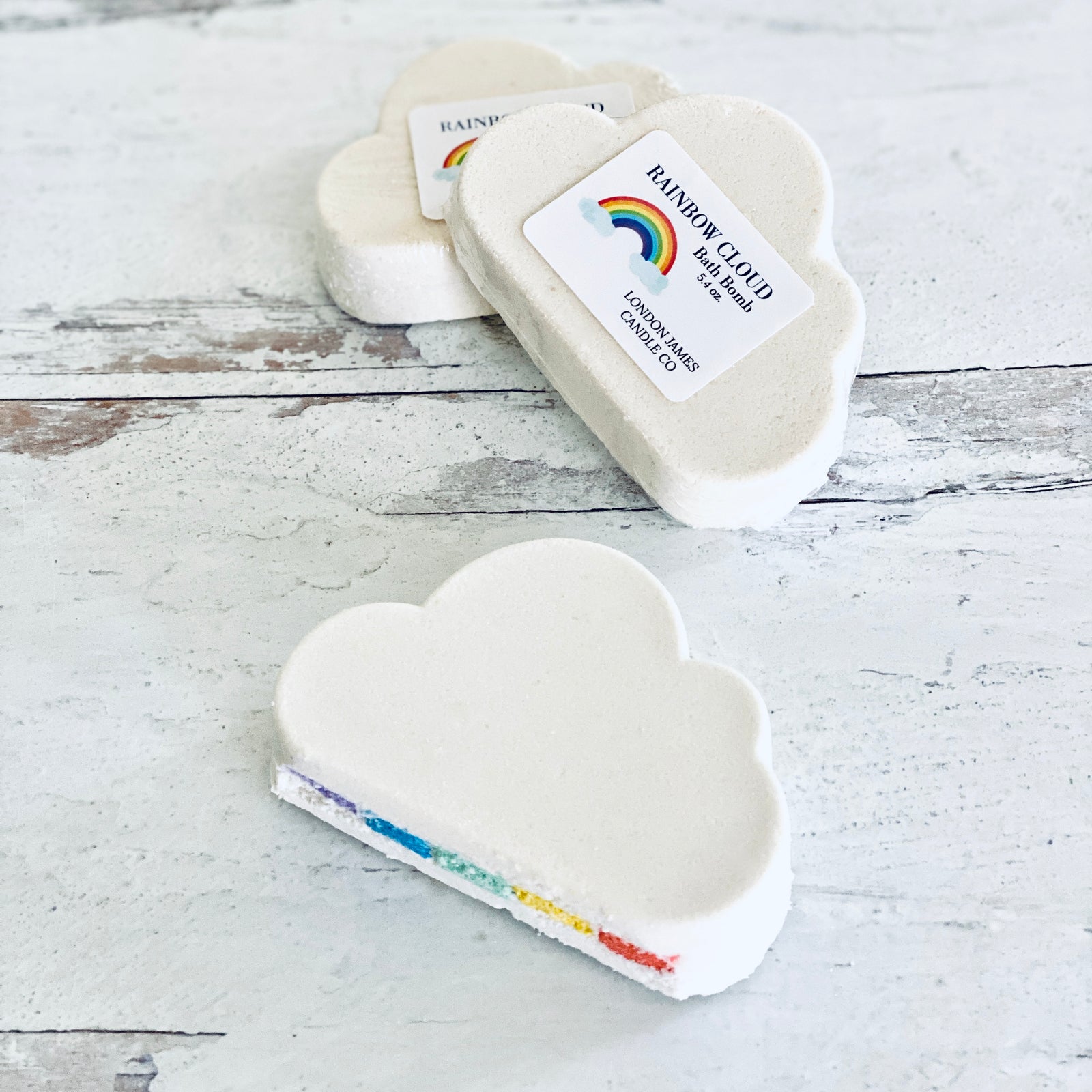 Rainbow Cloud Bath Bomb