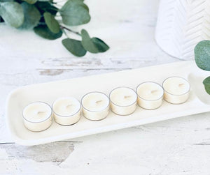 Unscented Tea Light Soy Candles