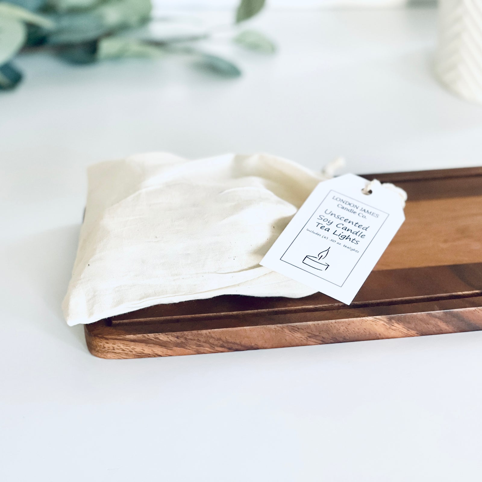 Unscented Tea Light Soy Candles