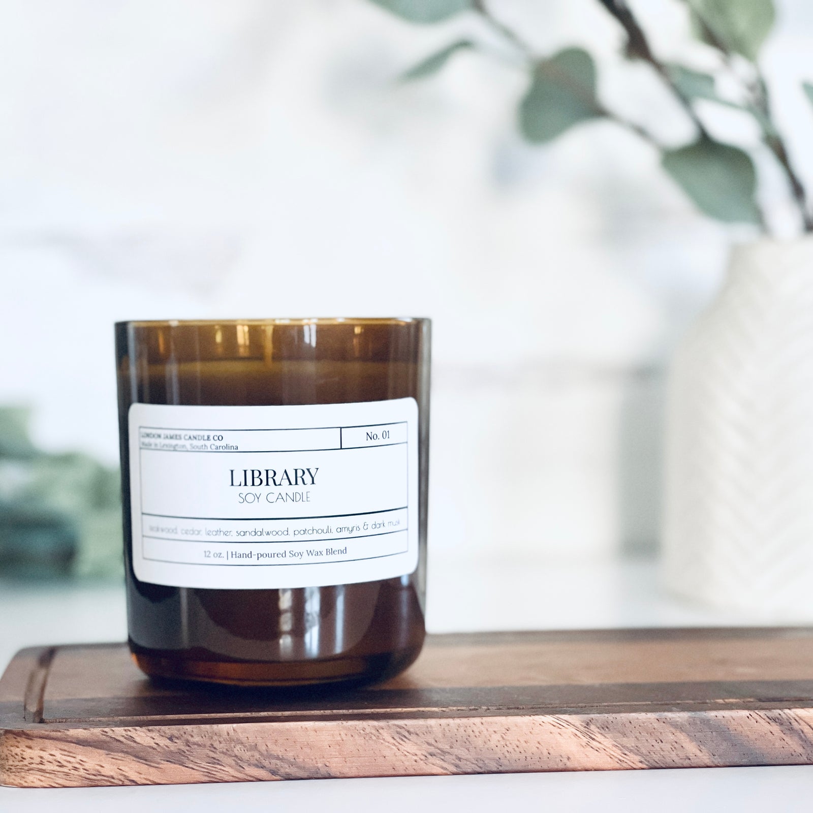 Library Soy Candle 12 oz.
